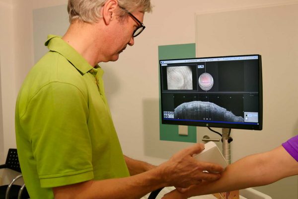 OCT Untersuchung Hautarzt Koblenz